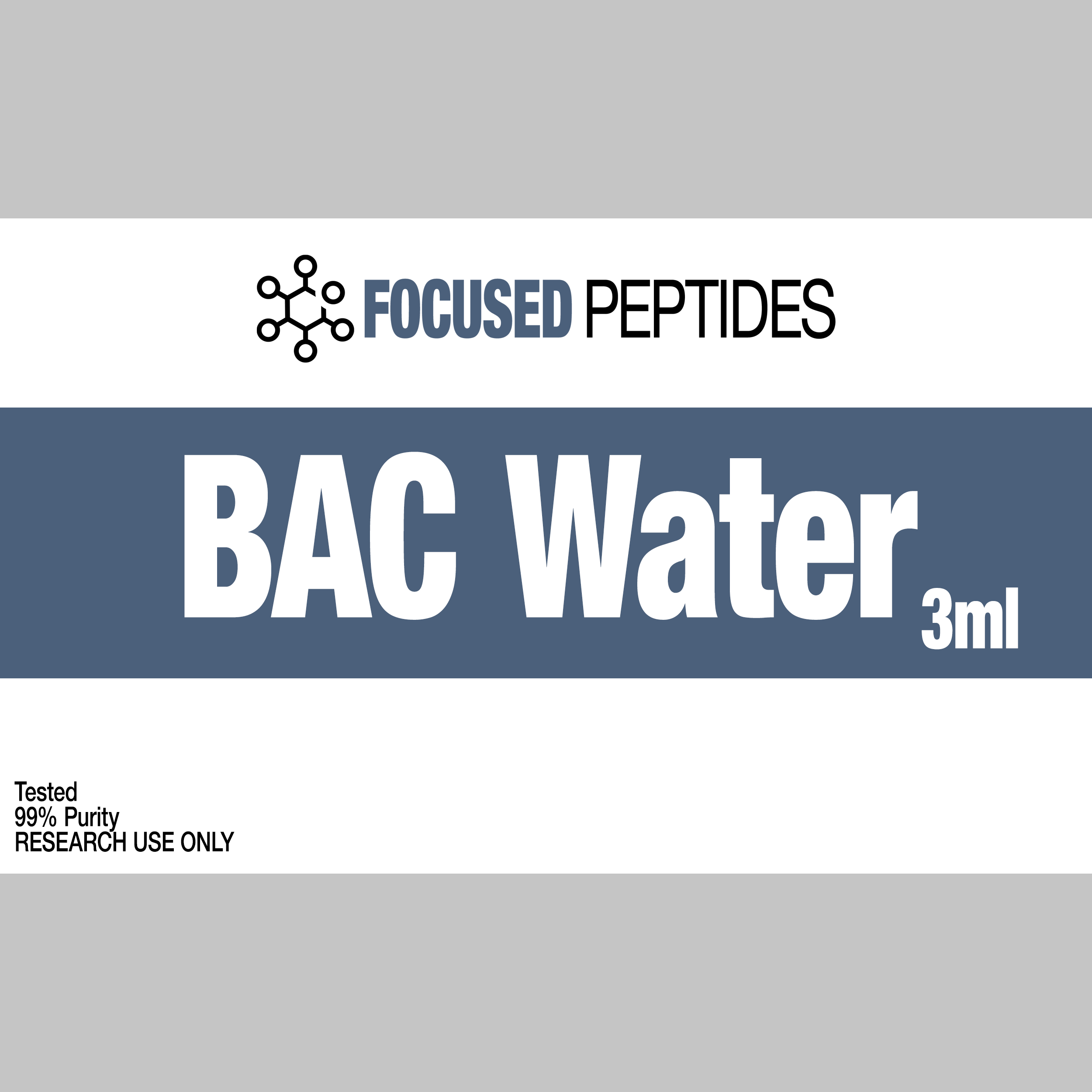 Bacteriostatic Water (3ml, 10ml)