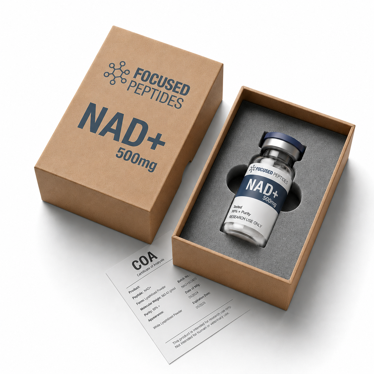 NAD (100mg, 500mg)