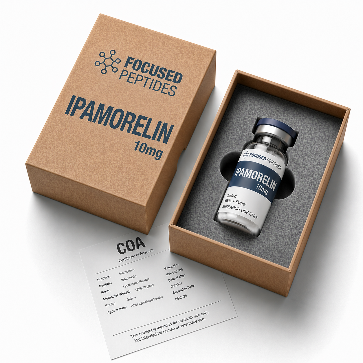Ipamorelin (5mg, 10mg)